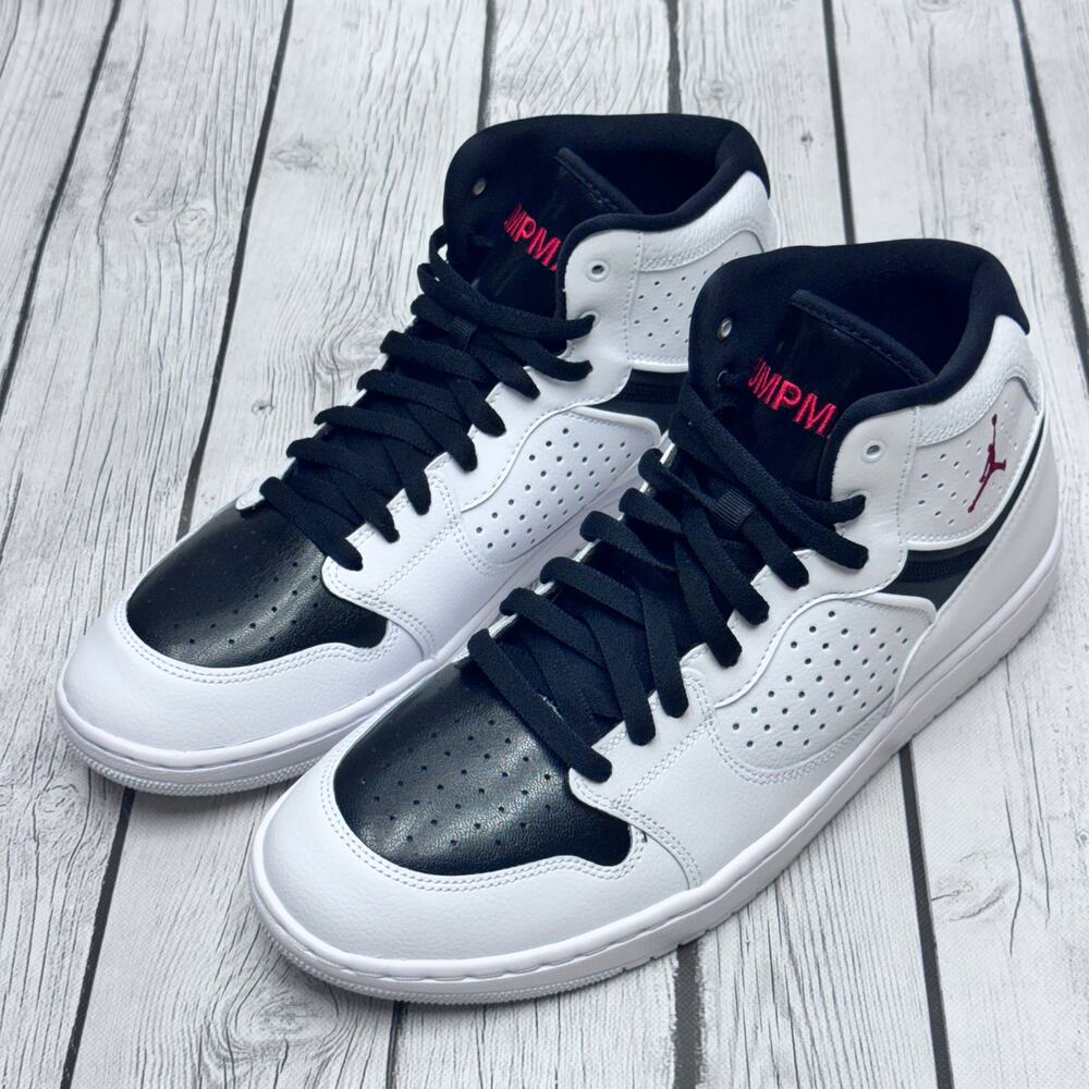 NWOT Air Jordan Access 'WHITE BLACK' High Top Size 11.5
